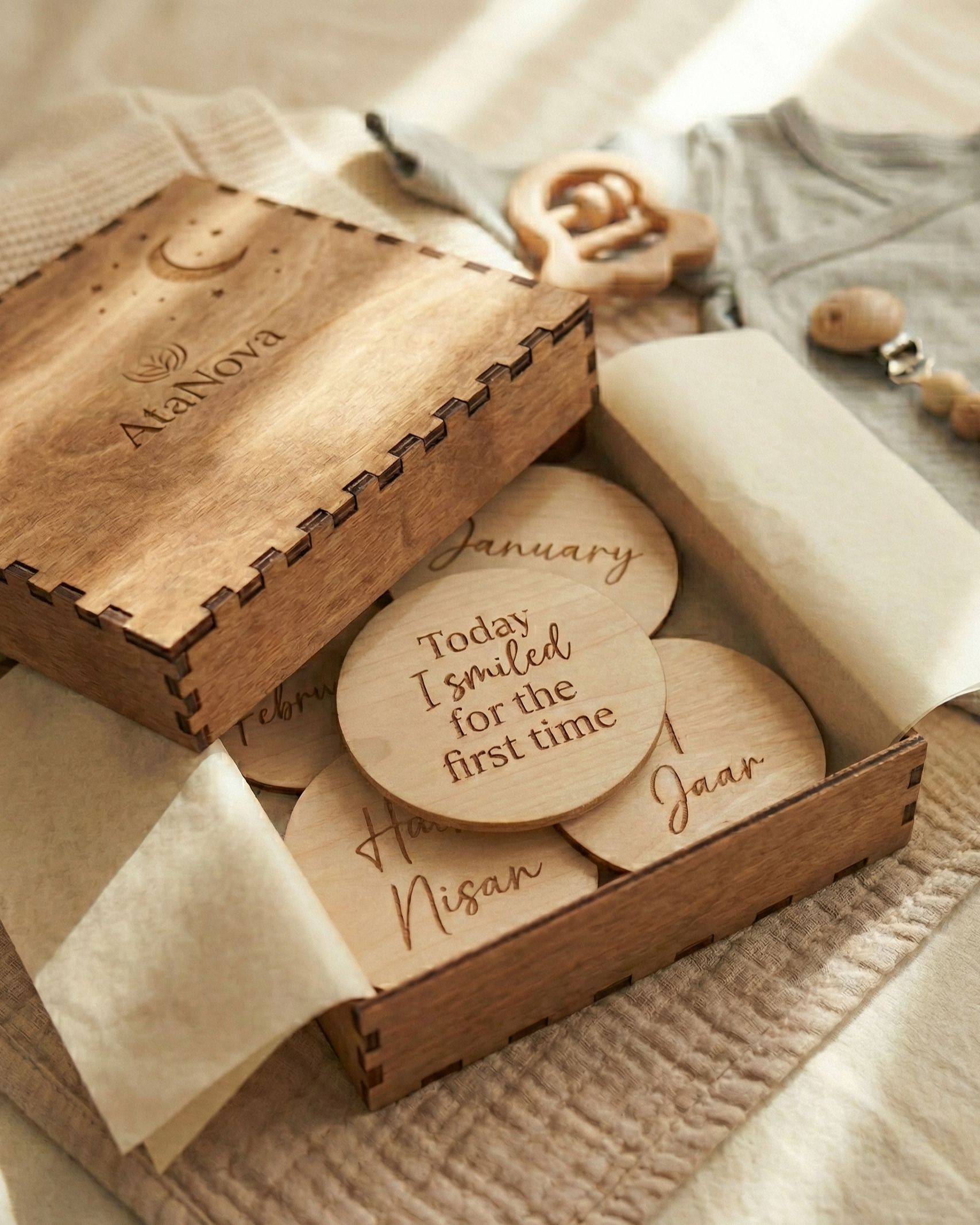 Baby Milestone Discs — Set of 12