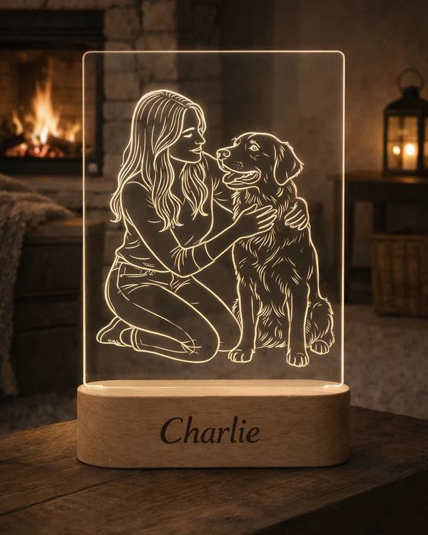 AuraLine™ — Line-Art Lampe
