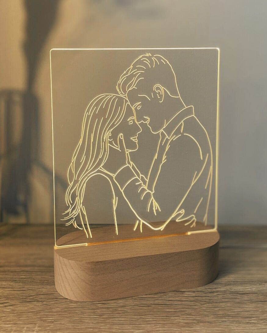 AuraLine™ — Line Art Lamp