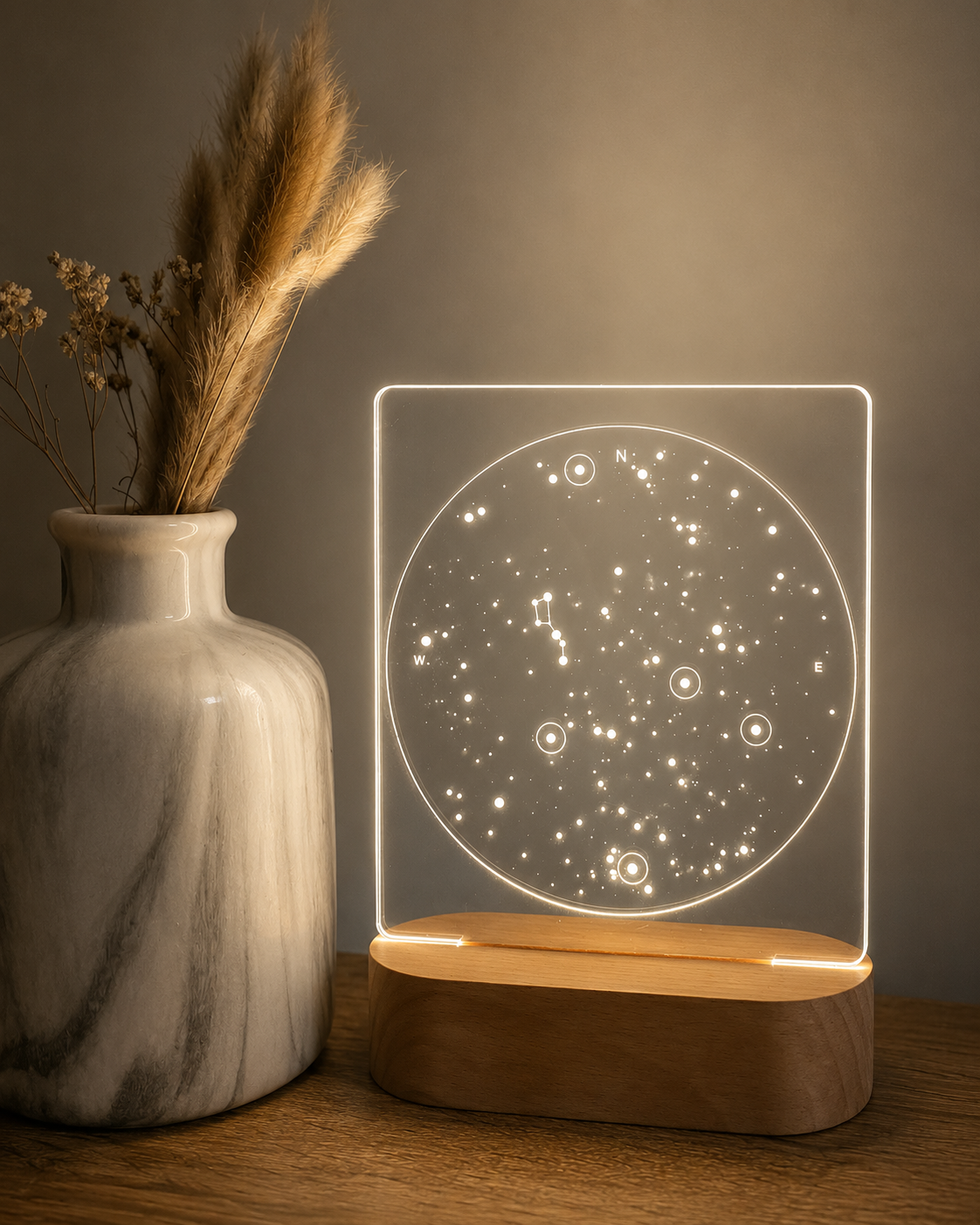 NovaMap™ — Star Map Lamp