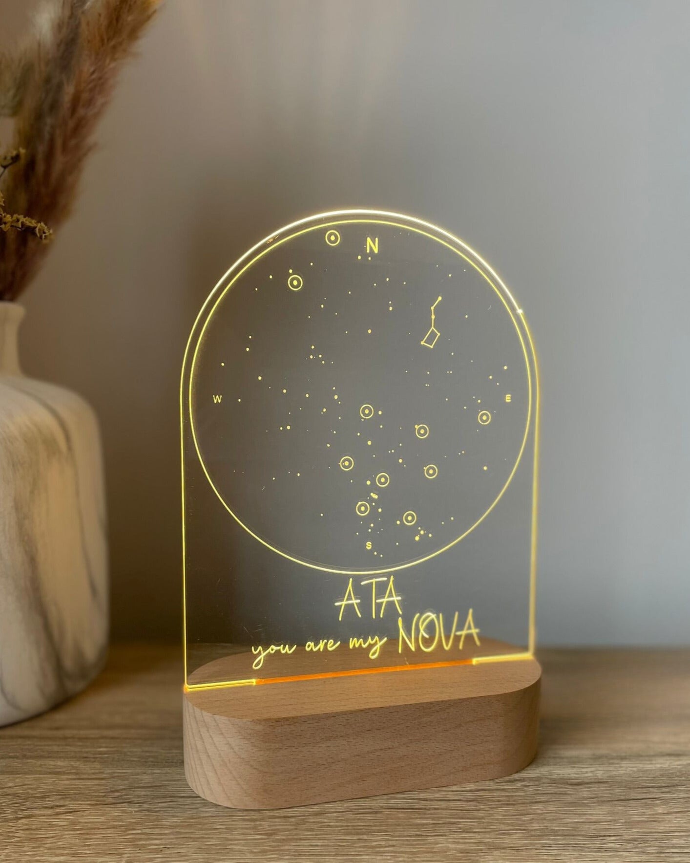 NovaMap™ — Star Map Lamp