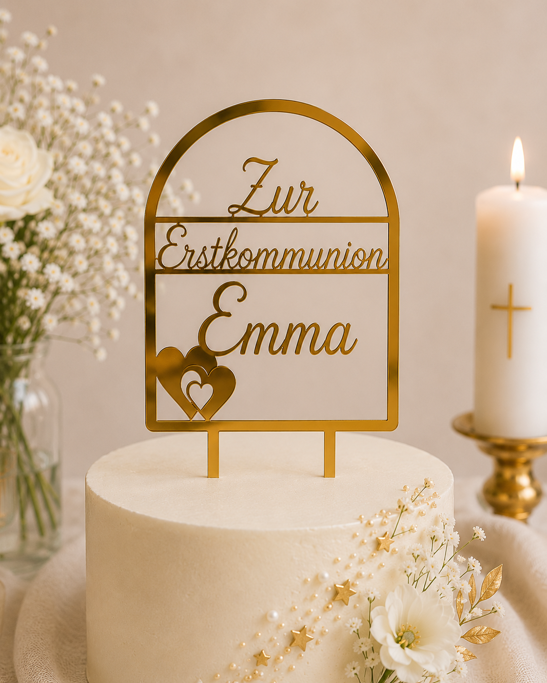 Personalised Cake Topper — Name & Age