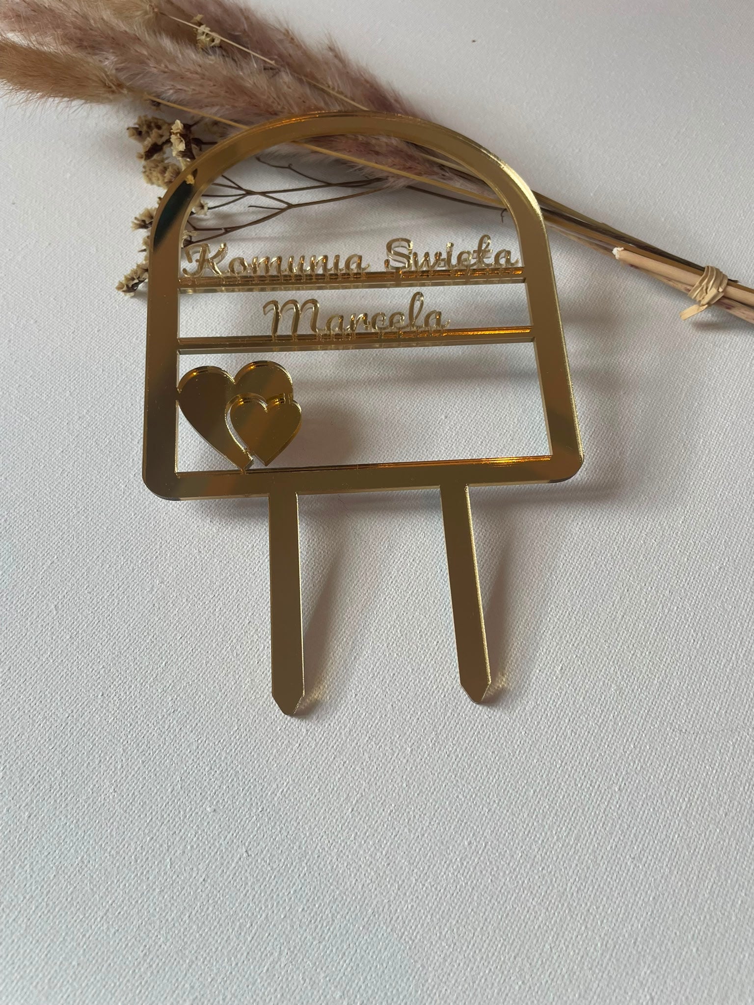 Personalised Cake Topper — Name & Age