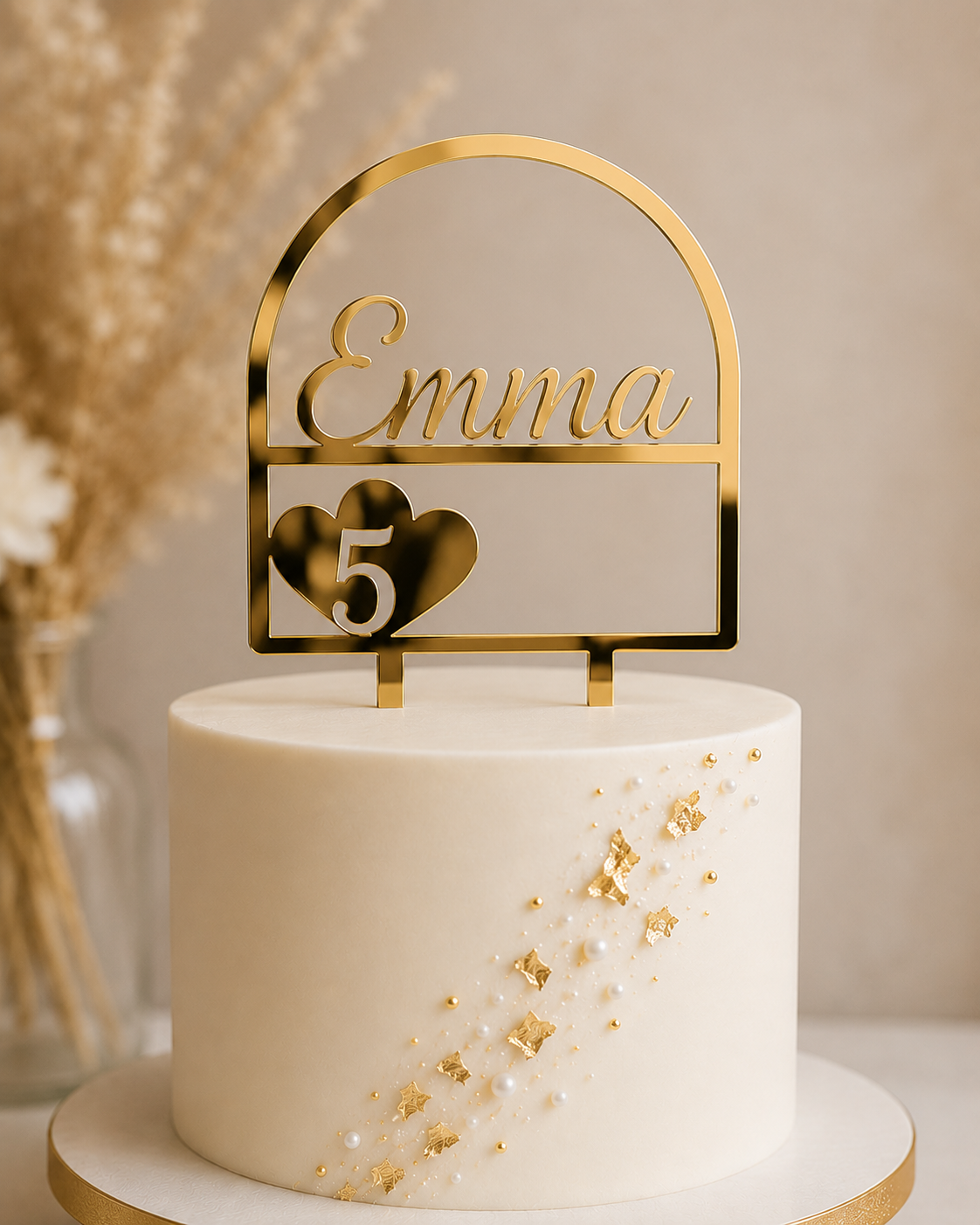 Personalised Cake Topper — Name & Age