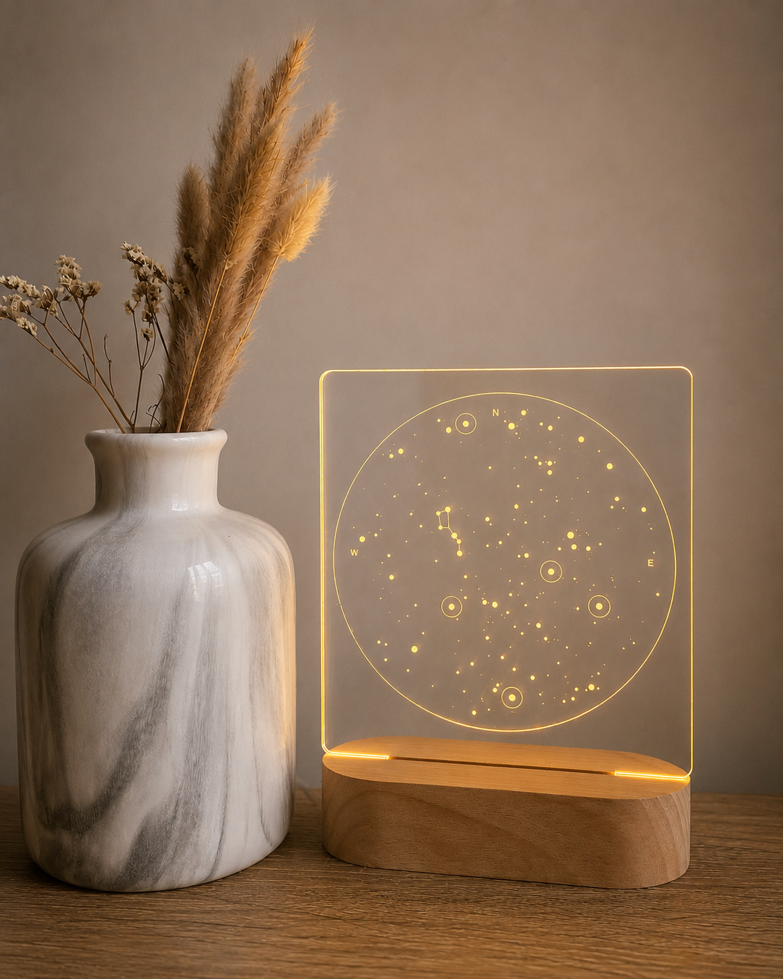 NovaMap™ — Star Map Lamp