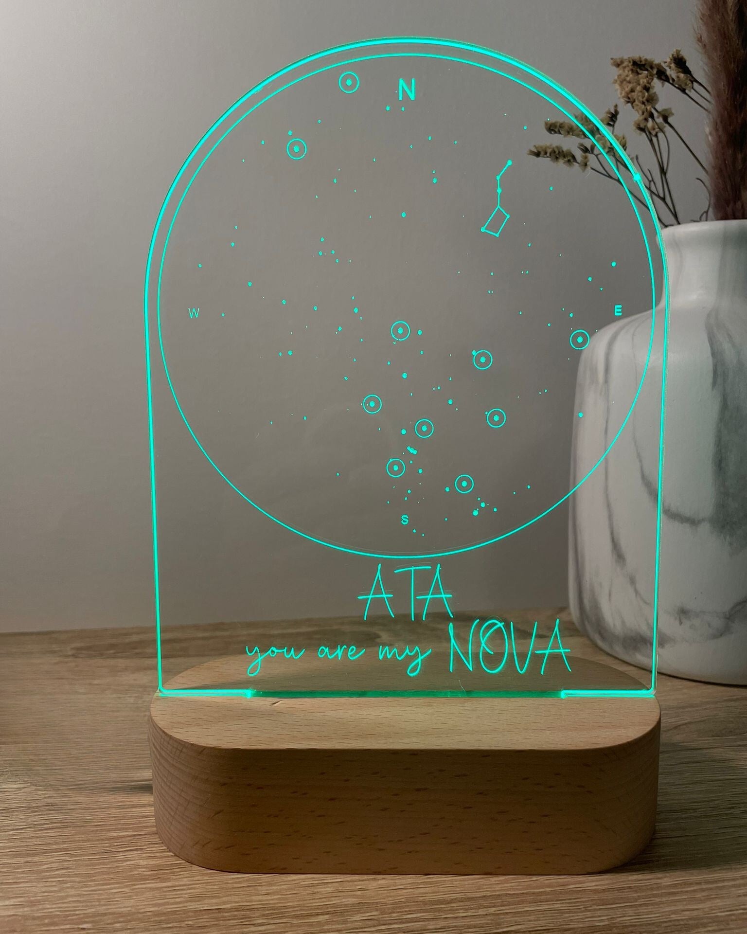 NovaMap™ — Star Map Lamp